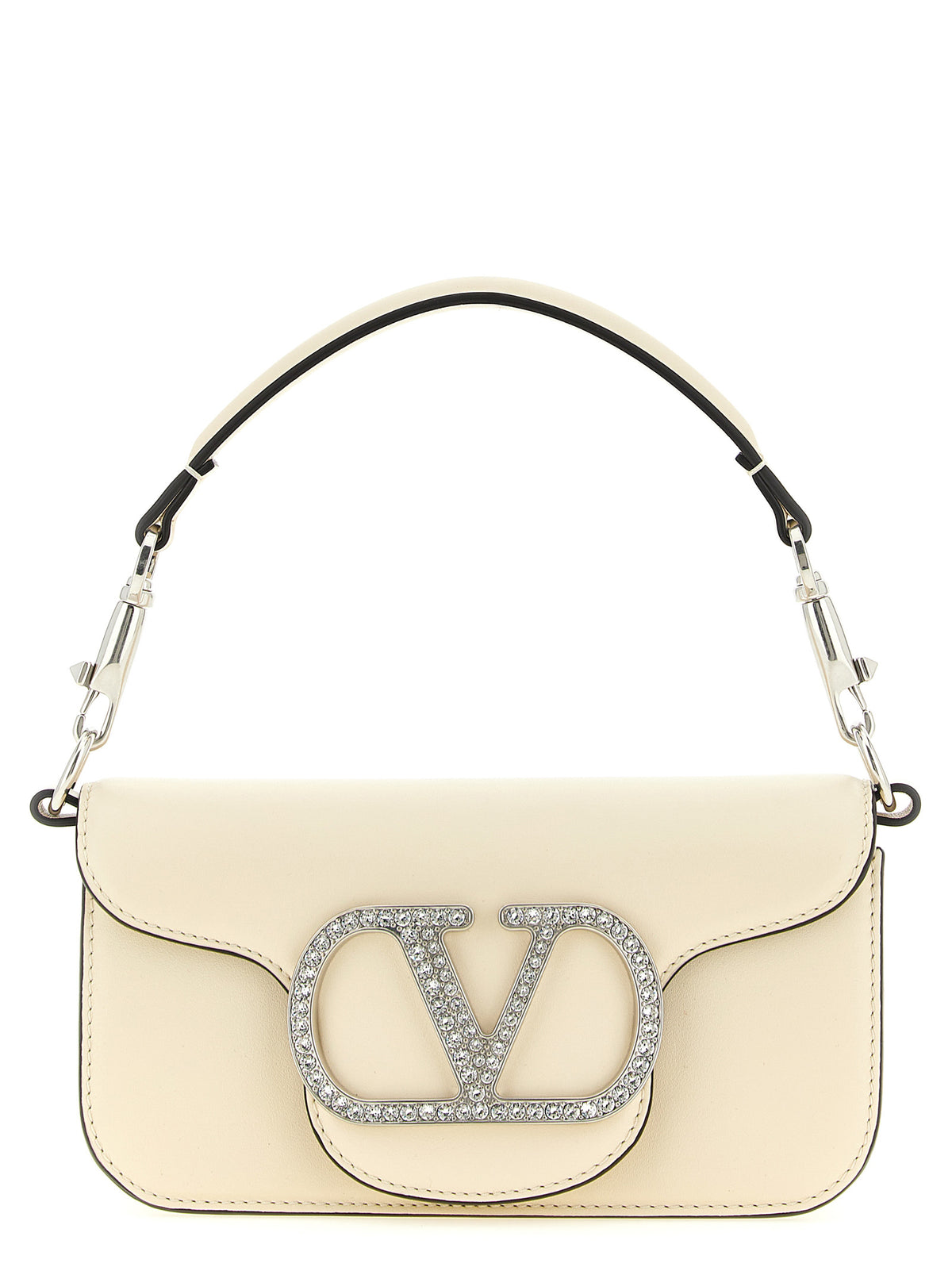 Valentino Garavani White Calfskin Shoulder Bag for Women