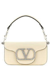 Valentino Garavani White Calfskin Shoulder Bag for Women