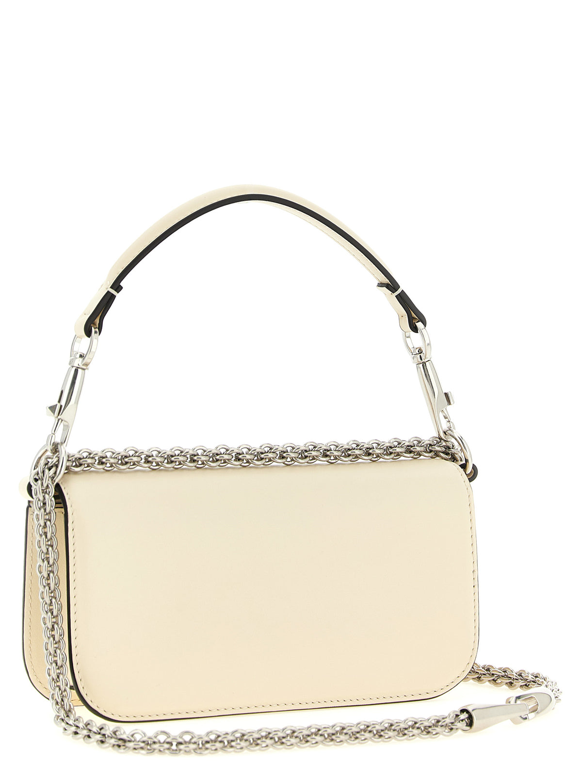 Valentino Garavani White Calfskin Shoulder Bag for Women