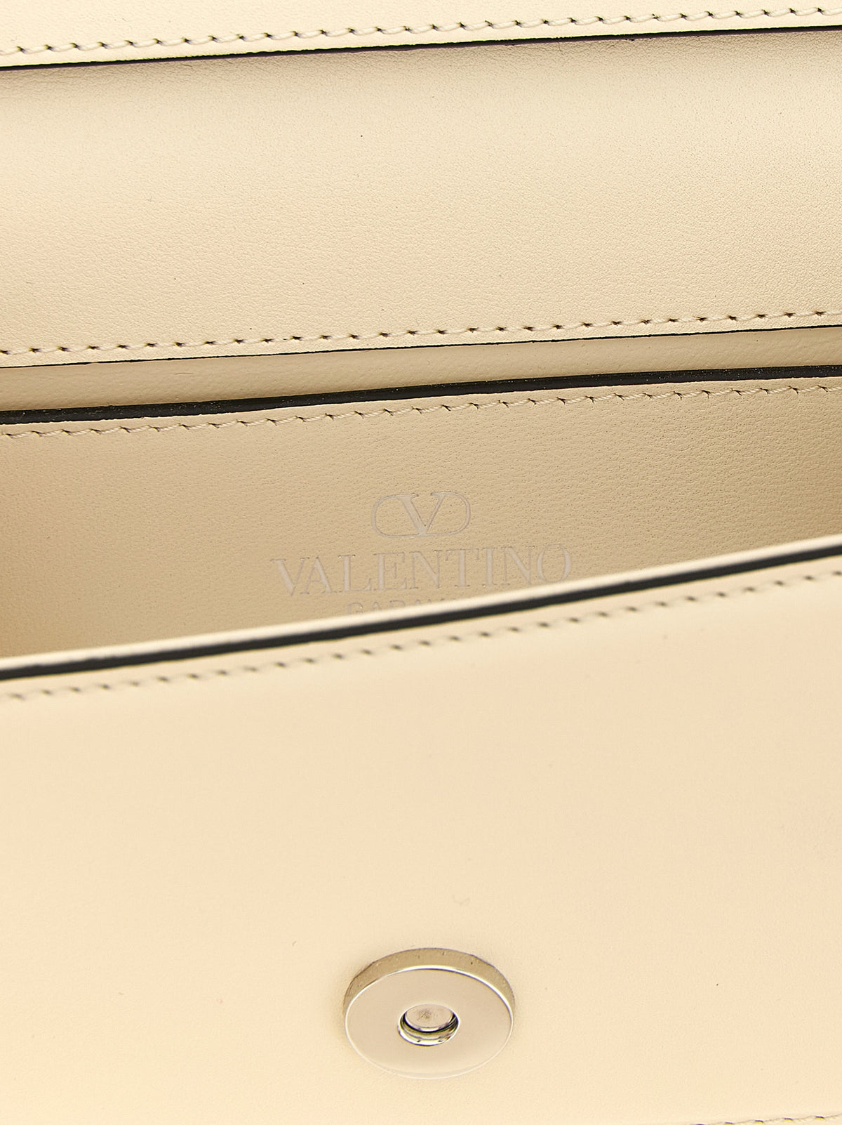 Valentino Garavani White Calfskin Shoulder Bag for Women