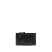 Balenciaga Black Lamb Ovis Aries Aries Wallet