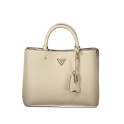 Guess Jeans Beige Polyurethane Women Bag