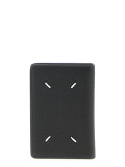 Maison Margiela Black Calfskin Cardholder for Unisex