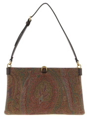 Etro Brown Pvc Clutch Bag