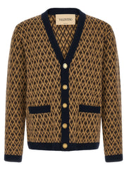 Valentino Garavani Multicolor Cashmere Cardigan