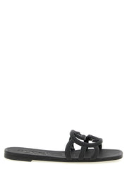 Gucci Black Rubber Slides