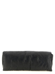 Rick Owens Black Lamb Leather Clutch Bag