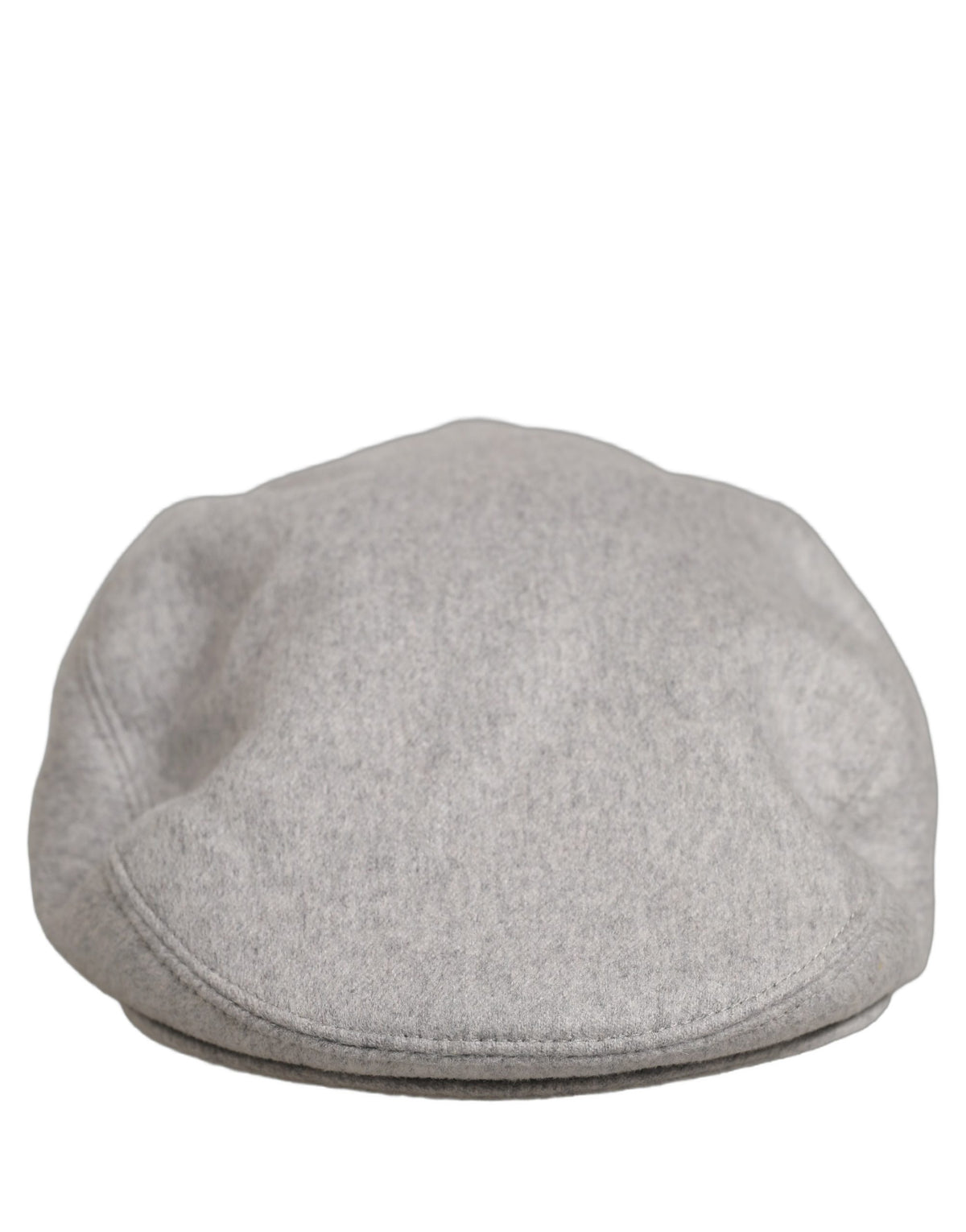 Dolce & Gabbana Men Light Grey Cashmere Newsboy Cabbie Cap Hat