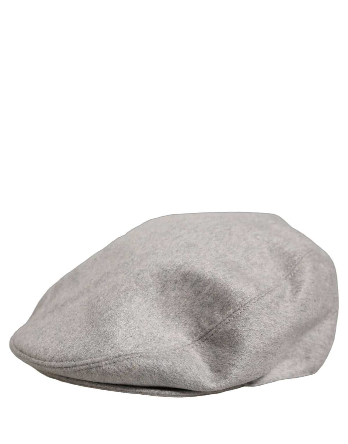 Dolce & Gabbana Men Light Grey Cashmere Newsboy Cabbie Cap Hat
