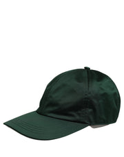 Dolce & Gabbana Men Deep Green Cotton Baseball Cap 6 Panels Hat