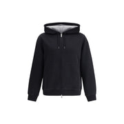 Brunello Cucinelli Black Cotton Sweatshirt