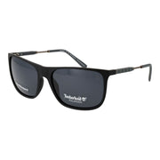 Timberland Men's Square Sunglasses – Black Plastic