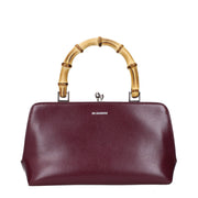 Jil Sander Red Leather Handbag
