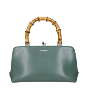 Jil Sander Green Leather Handbag