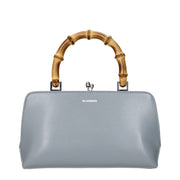 Jil Sander Gray Leather Handbag