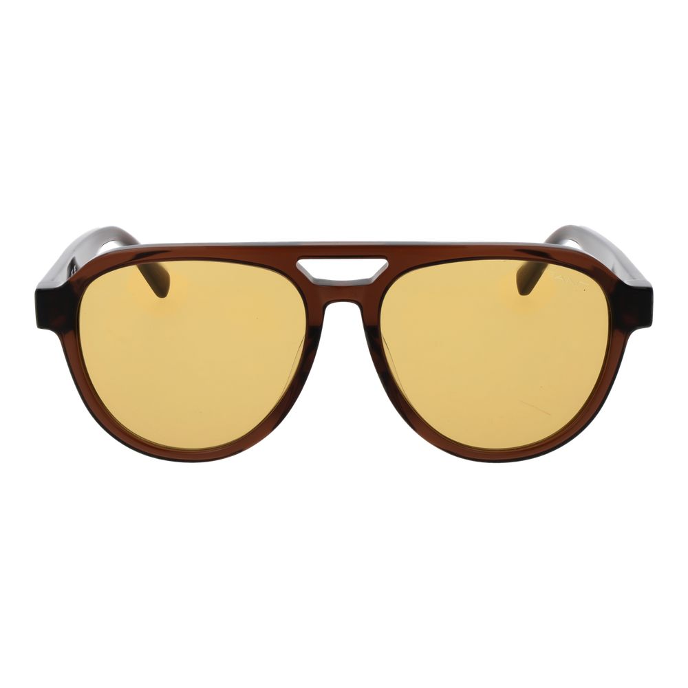 Gant Men's Aviator Sunglasses – Brown Acetate
