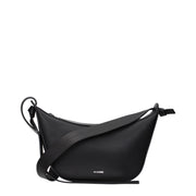 Jil Sander Black Leather Shoulder Bag