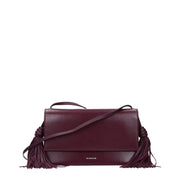 Jil Sander Red Leather Crossbody Bag