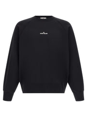 Stone Island Black Cotton Sweatshirt