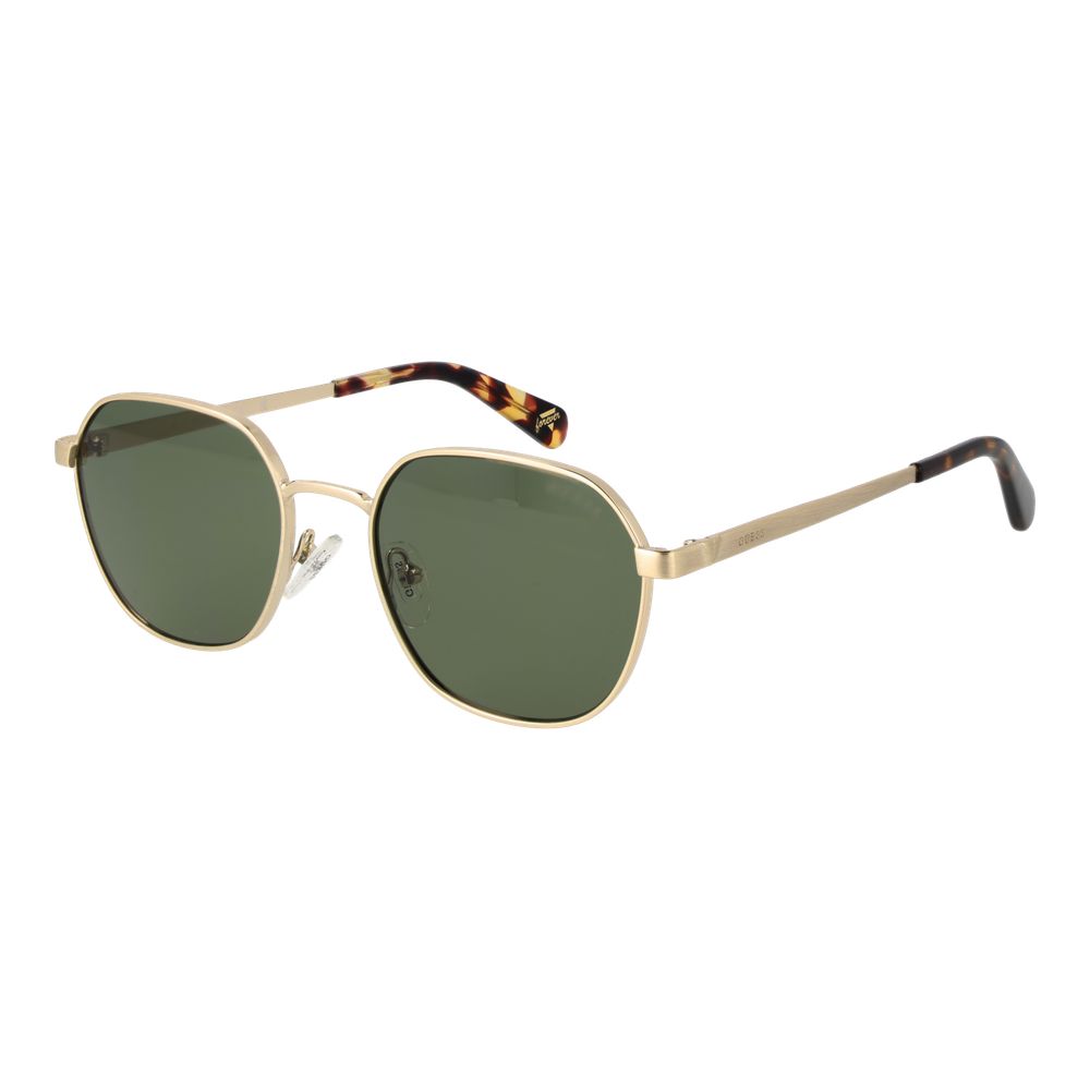 Guess Unisex Trapezium Sunglasses – Gold Metal