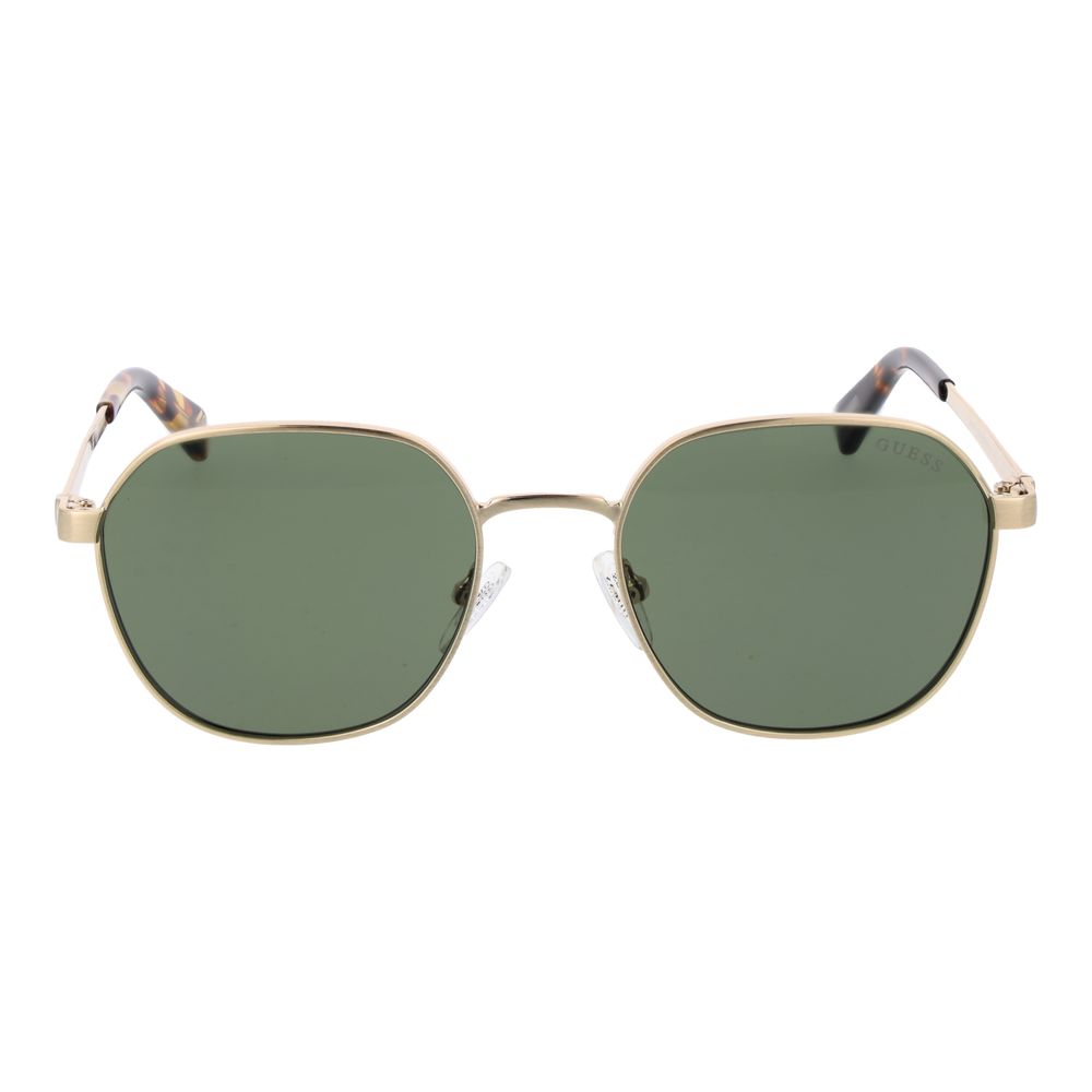 Guess Unisex Trapezium Sunglasses – Gold Metal