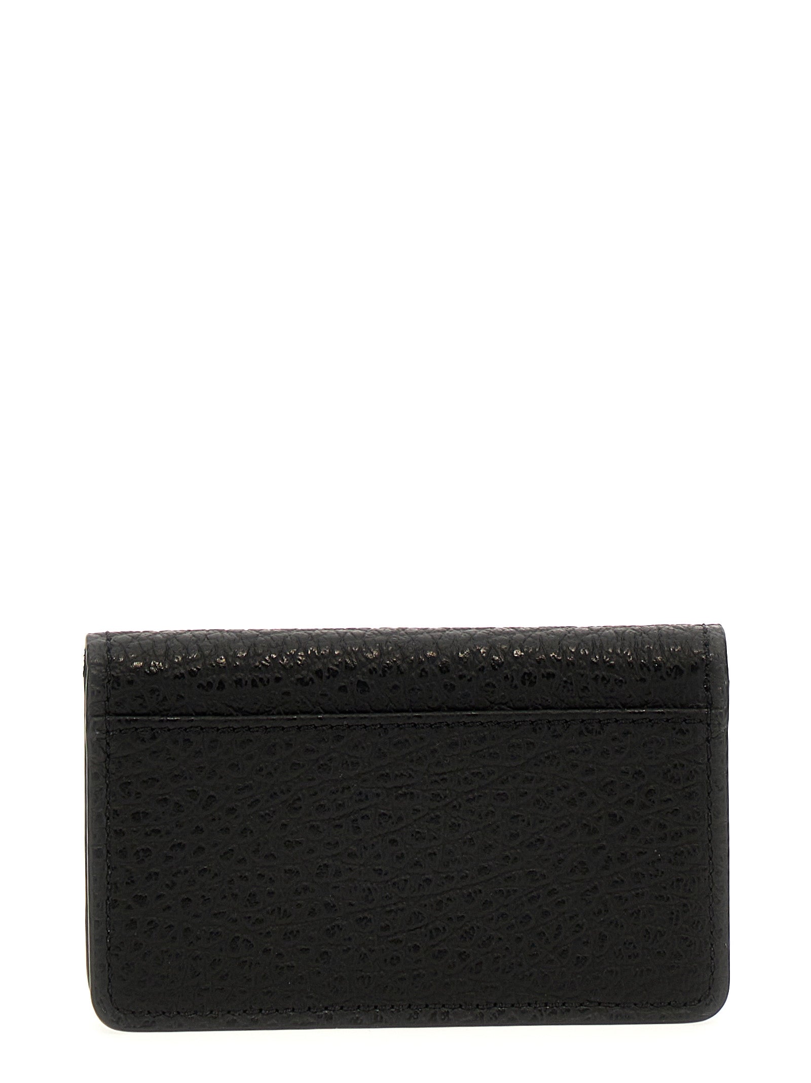 Maison Margiela Black Calfskin Cardholder for Unisex