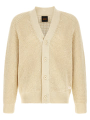Hugo Boss Beige Cotton Cardigan