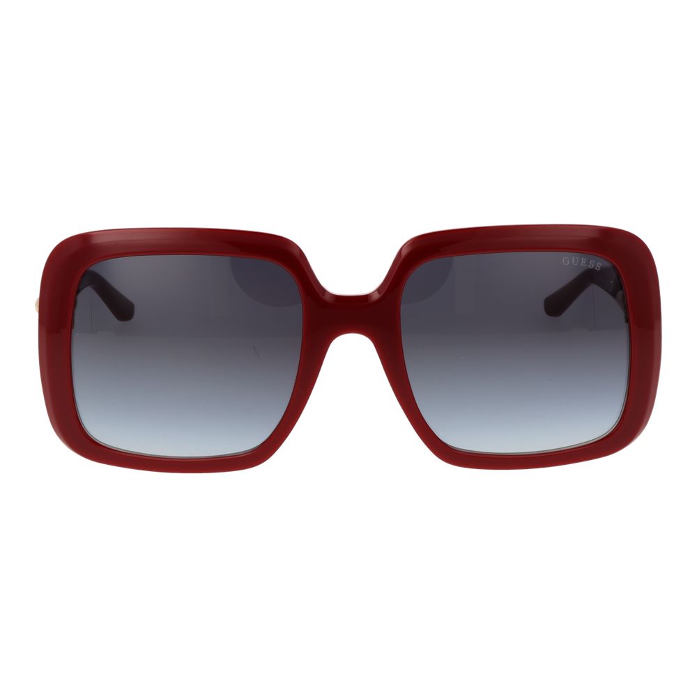 Guess Women's Square Sunglasses – Red Plastic