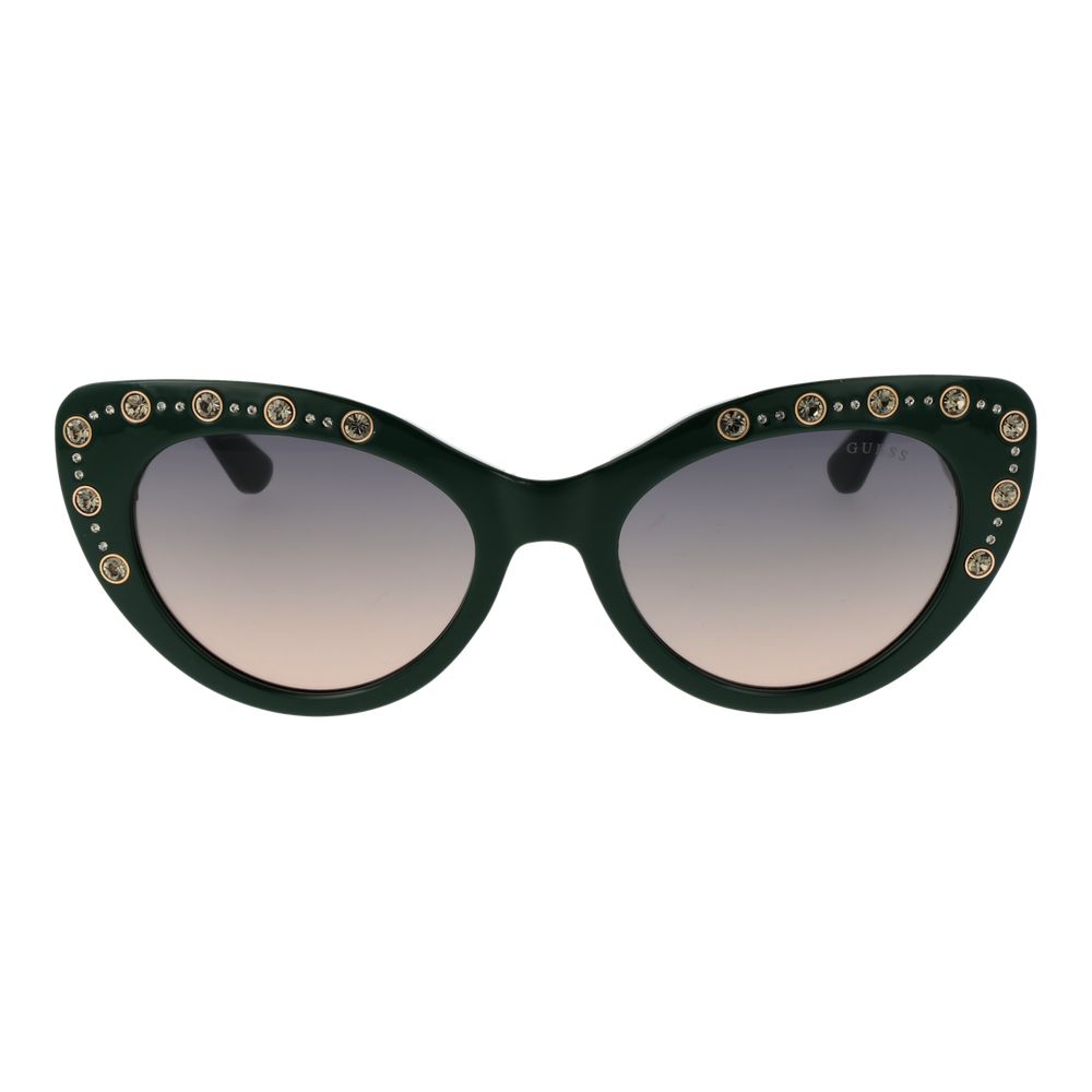 Guess Women's Cat Eye Sunglasses – Green Plastic