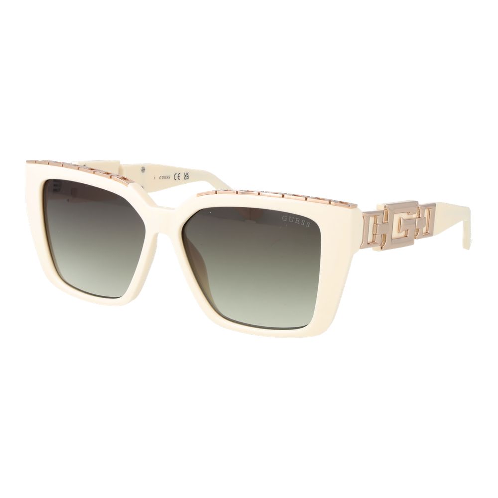 Guess Women's Square Sunglasses – White Plastic