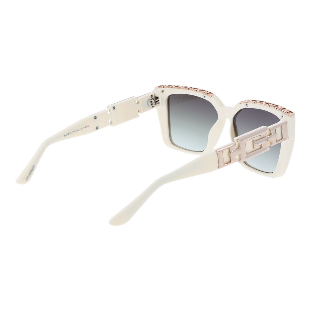 Guess Women's Square Sunglasses – White Plastic