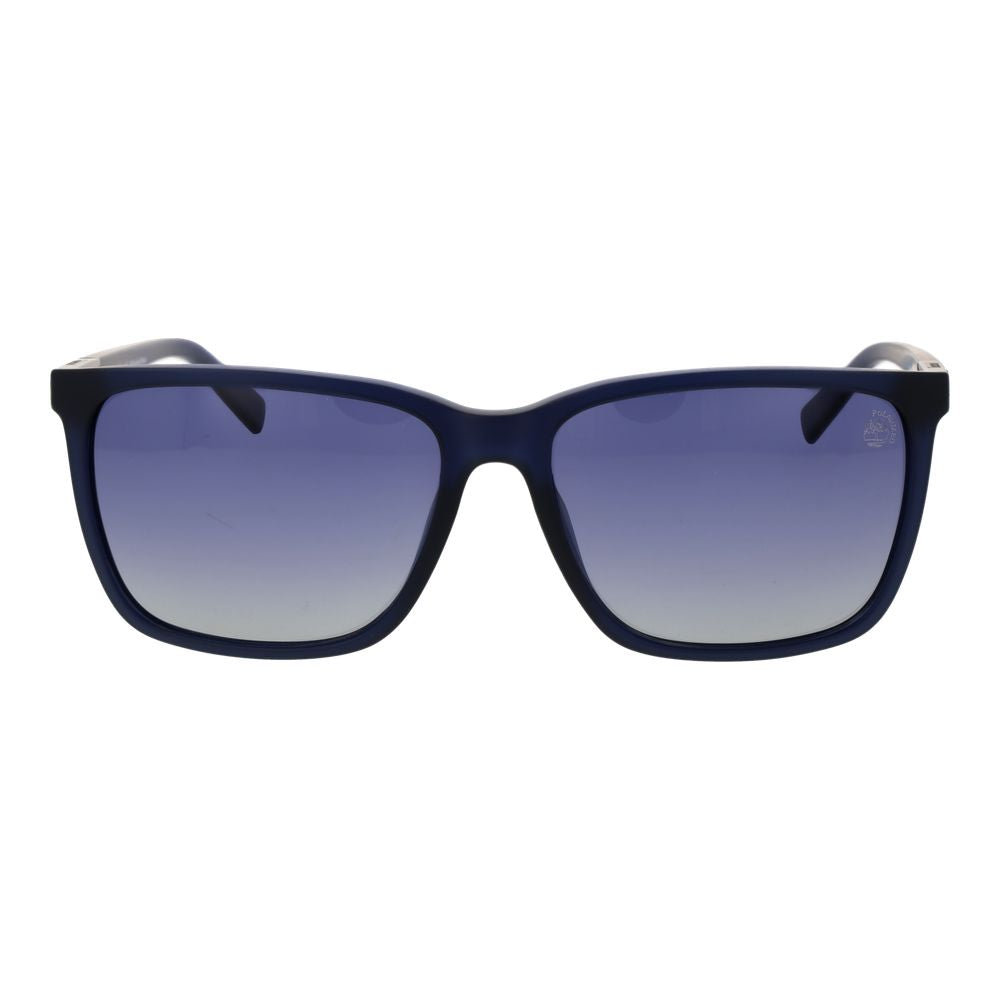 Timberland Men's Square Sunglasses – Blue Plastic