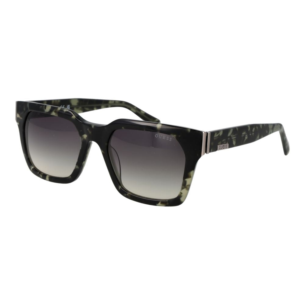 Guess Men's Square Sunglasses – Green Plastic