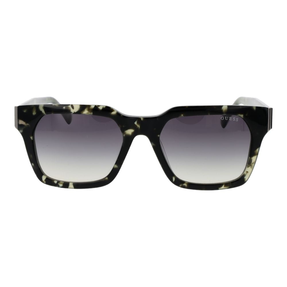 Guess Men's Square Sunglasses – Green Plastic