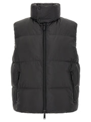 Dsquared² Black Polyester Sleeveless Jacket