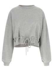 Dries Van Noten Gray Cotton Sweatshirt