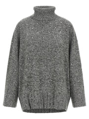 PINKO Gray Polyester Cardigan