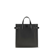 Valentino Garavani Black Calf Leather Bos Taurus Shoulder Bag for Men