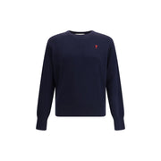 Ami Paris Blue Wool Oves Aries Sweatshirt