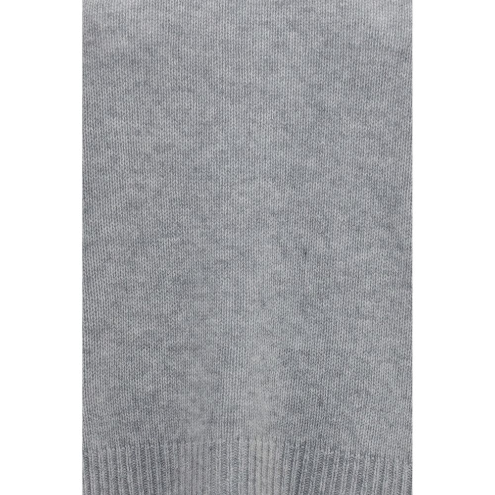 Fabiana Filippi Gray Cashmere Sweatshirt for Women