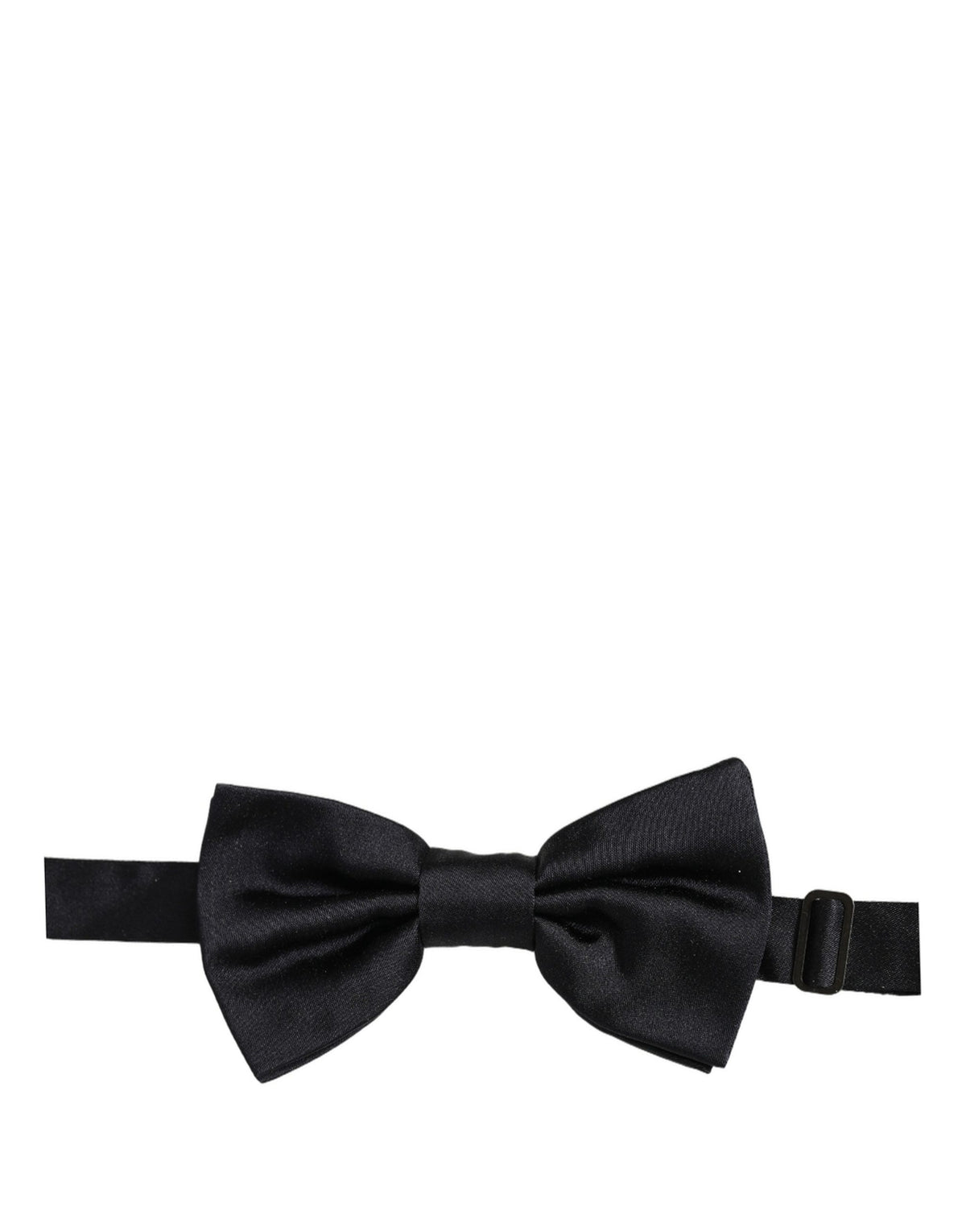 Dolce & Gabbana Men Dark Blue 100% Silk Adjustable Neck Papillon Bow Tie