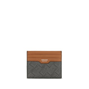 Ferragamo Brown Calf Leather Bos Taurus Wallet for Men