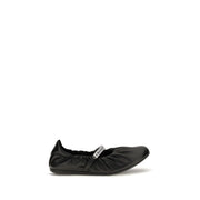 Jimmy Choo Black Calf Leather Bos Taurus Ballet Flats