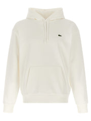 Lacoste White Cotton Sweatshirt