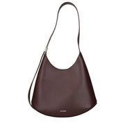 Jil Sander Red Leather Shoulder Bag