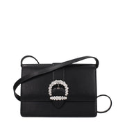 Jimmy Choo Black Leather Crossbody Bag for Women
