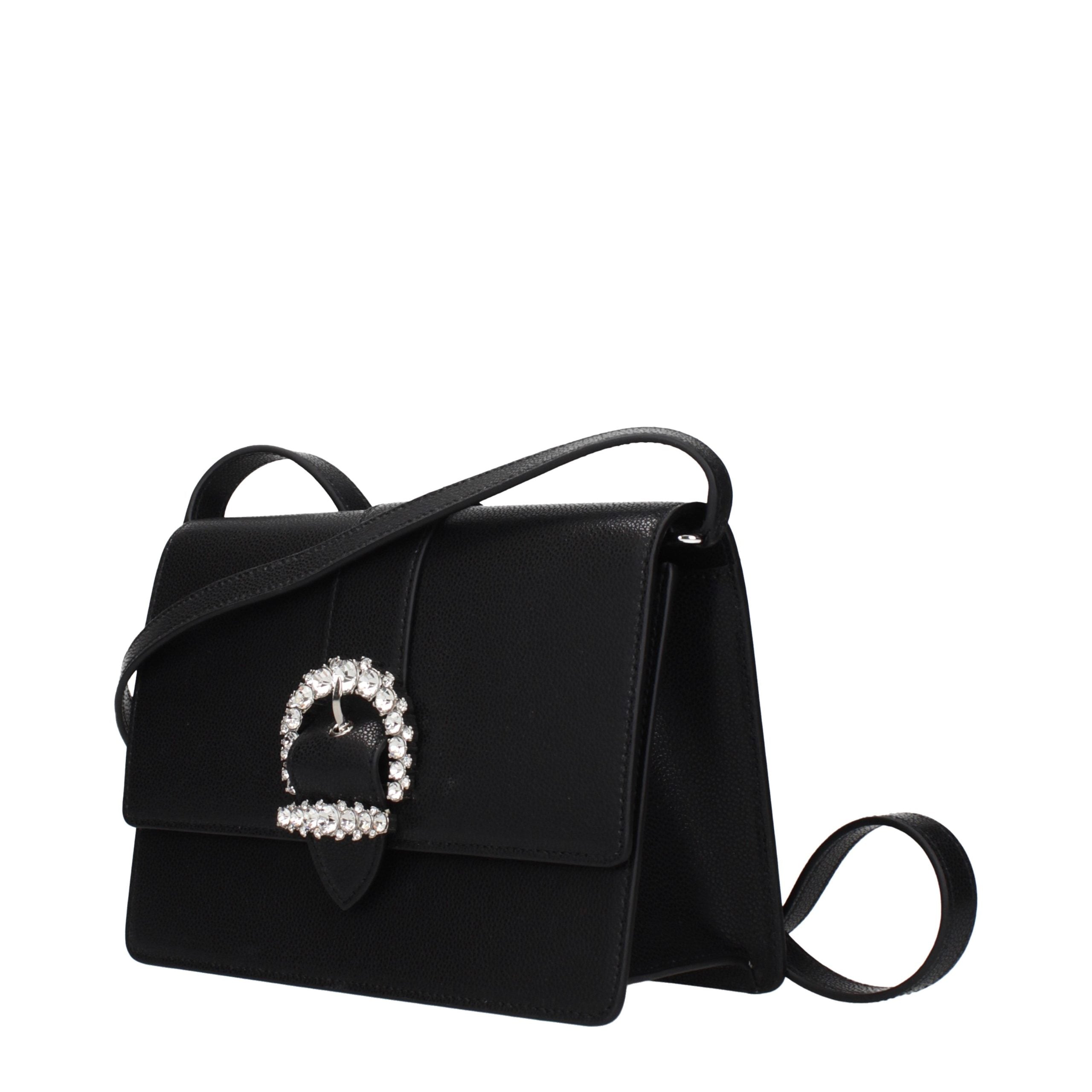 Jimmy Choo Black Leather Crossbody Bag for Women