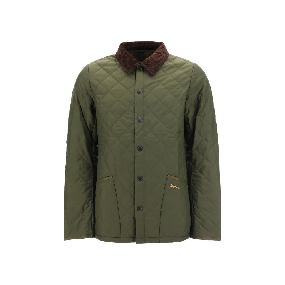 Barbour Bicolor Polyamide Full-Length Jacket for Men