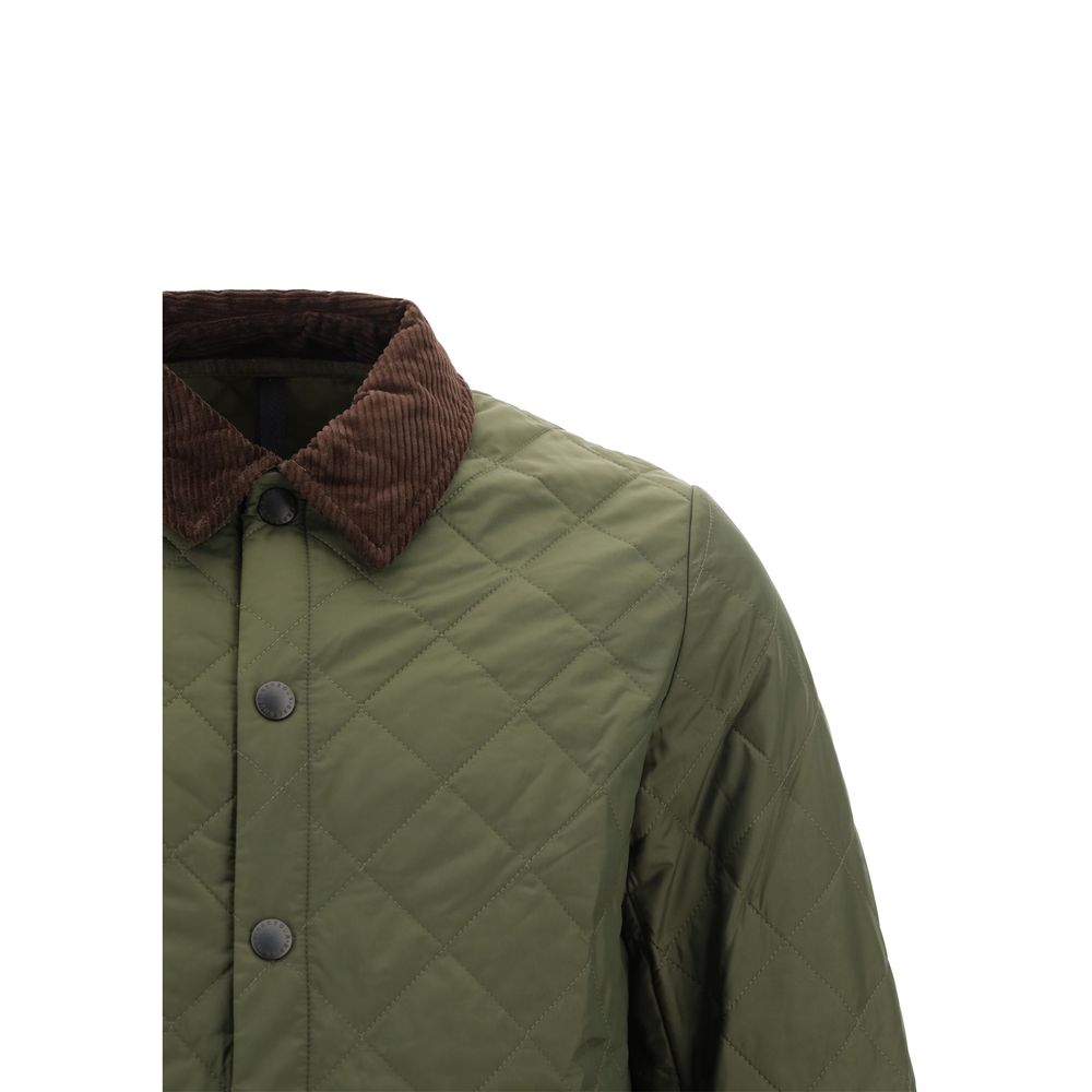 Barbour Bicolor Polyamide Full-Length Jacket for Men