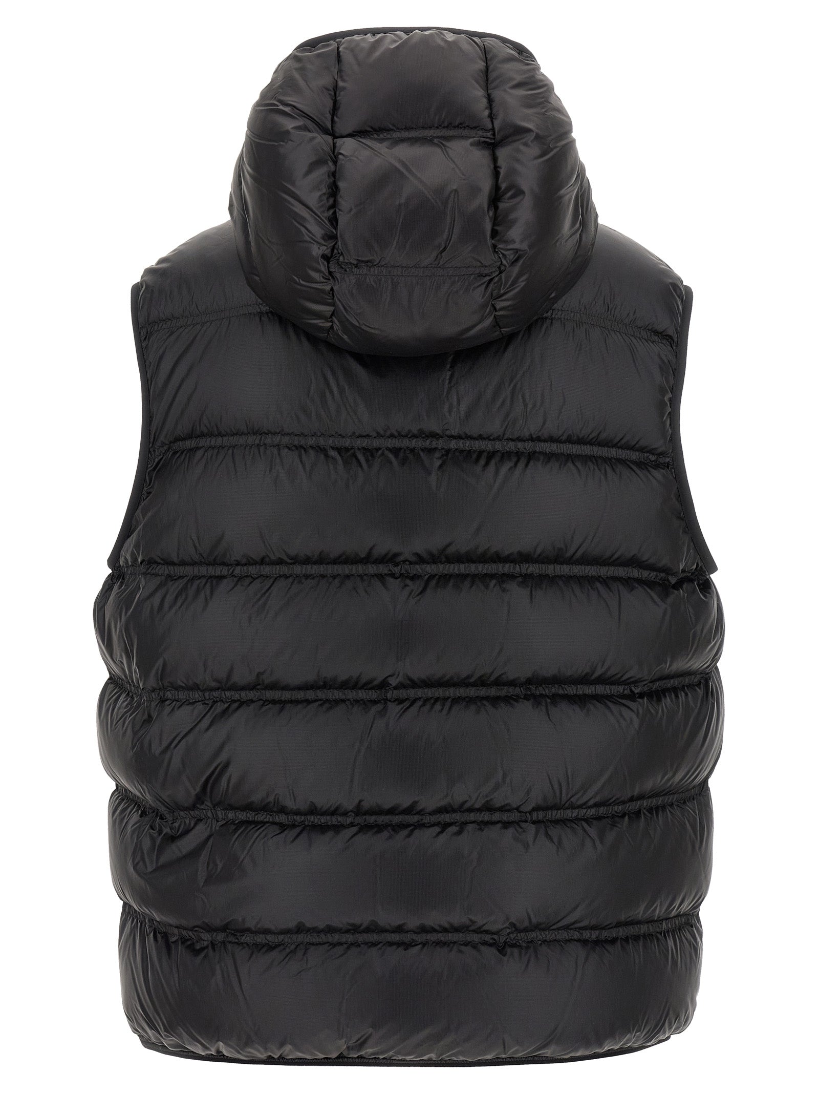 Moncler Black Polyamide Sleeveless Jacket for Men